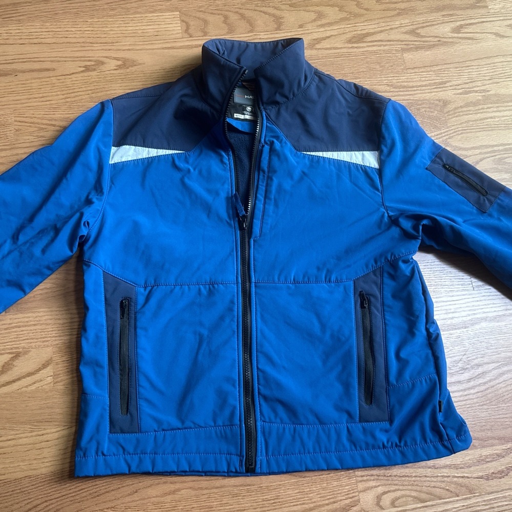 Hawke & Co Jacket Winter Youth Size XL  18/20 Blue Warm‎ Coat Full Zip